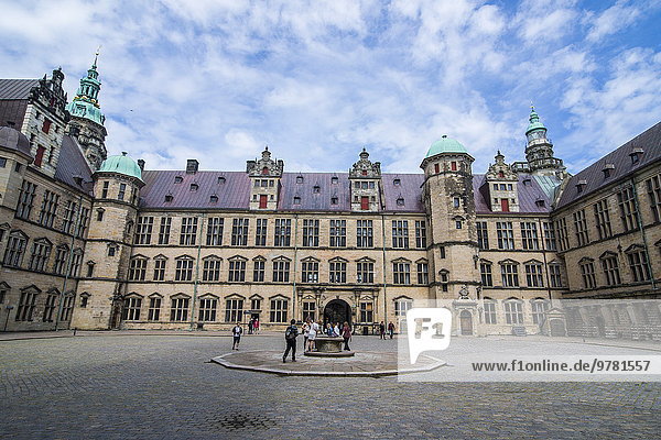 Binnenhafen Europa Palast Schloß Schlösser Garten Dänemark UNESCO-Welterbe Renaissance Skandinavien