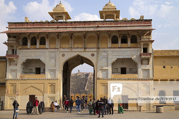 Amber Fort Asien Indien Jaipur Rajasthan