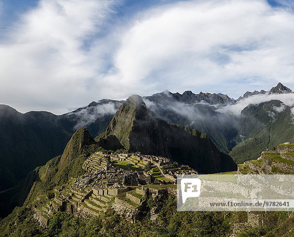 Ruinenstadt Machu Picchu UNESCO-Welterbe Peru Südamerika