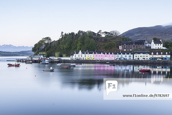 Hafen Europa Großbritannien Schottland Skye