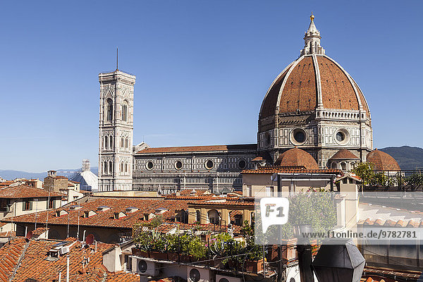 Europa UNESCO-Welterbe Kathedrale Florenz Basilika Italien Toskana