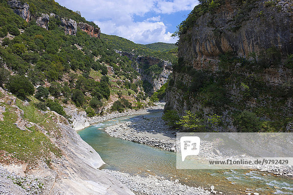 Fluss Shkumbin  Balkan  Albanien  Europa