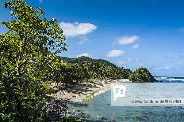 Strand Two Dollar Beach auf der Insel Tutuila  Amerikanisch-Samoa  Südpazifik  Ozeanien