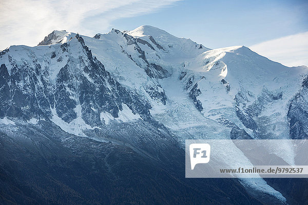 Mont Blanc  Chamonix  Alpen  Frankreich  Europa