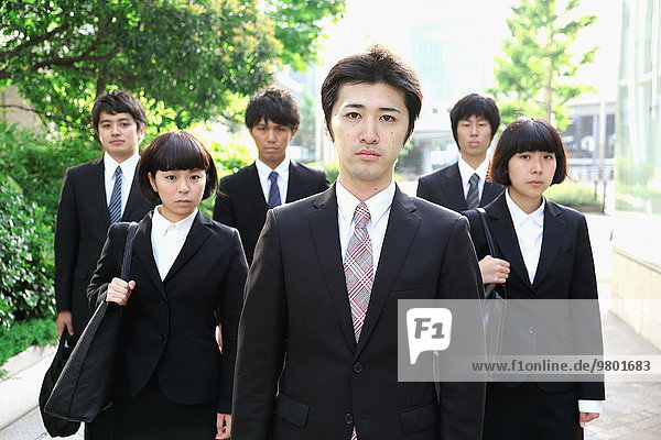 Young Japanese business people