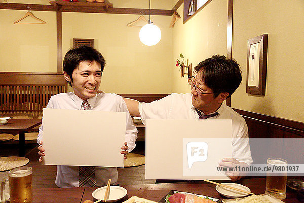 Mensch Lifestyle Menschen weiß Holzbrett Brett Business japanisch