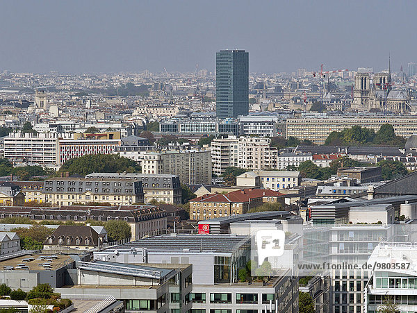 Paris Hauptstadt über Ansicht