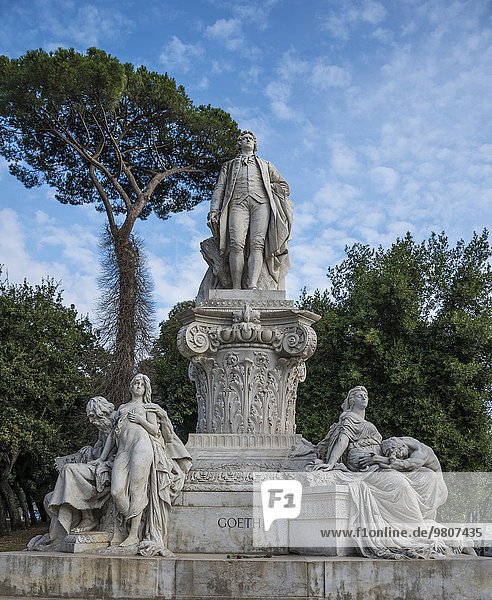 Goethe-Denkmal  Rom  Latium  Italien  Europa