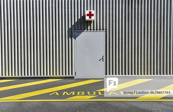 Parkplatz für die Ambulanz  Schweiz  Europa