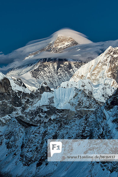 Nepal  Khumbu  Everest Region  Mount Everest vom Gokyo ri Gipfel aus