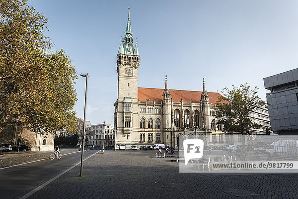 Deutschland  Braunschweig  Blick zum Rathaus