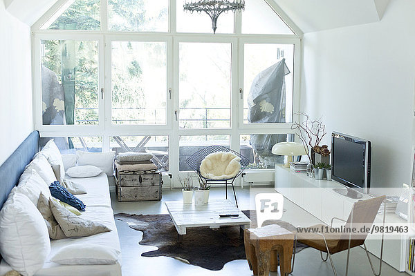 Interieur eines modernen Wohnzimmers