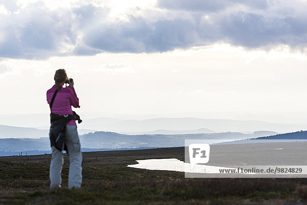 Frau Fotografie nehmen