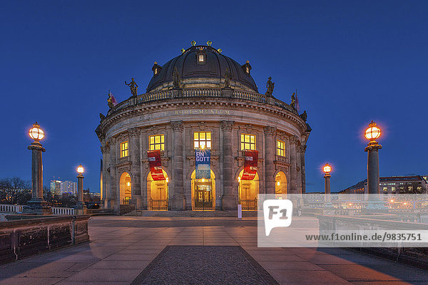 View of the Bode Museum  Museum Island  Berlin  Germany  Europe