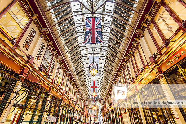 Einkaufspassage Leadenhall Market  London  England  Großbritannien  Europa