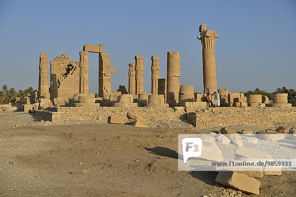 Amun-Tempel von Soleb asch-Schamaliyya Nubien Sudan Afrika