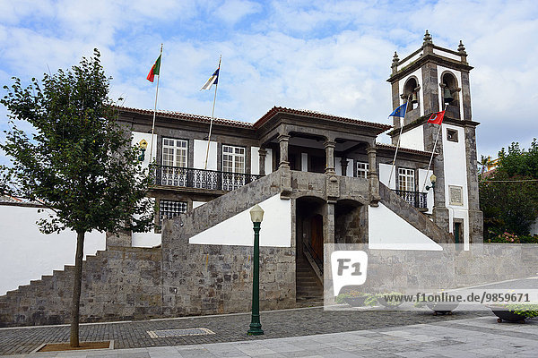 Town Hall  Praia da Vitoria  Terceira  Azores  Portugal  Europe