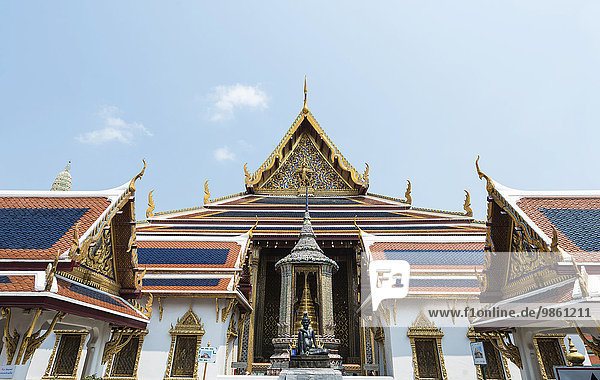 Wat Phra Kaeo Tempel  Königspalast  Prasart Phra Thepbidorn  Königliches Pantheon  Bangkok  Zentralthailand  Thailand  Asien