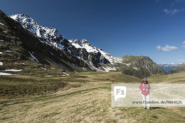 Kälte Nationalpark Sommer Tal Alpen Italien Lombardei