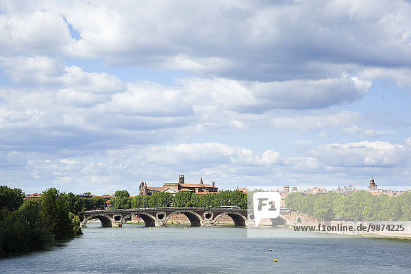 Brücke Fluss Pont Neuf Toulouse