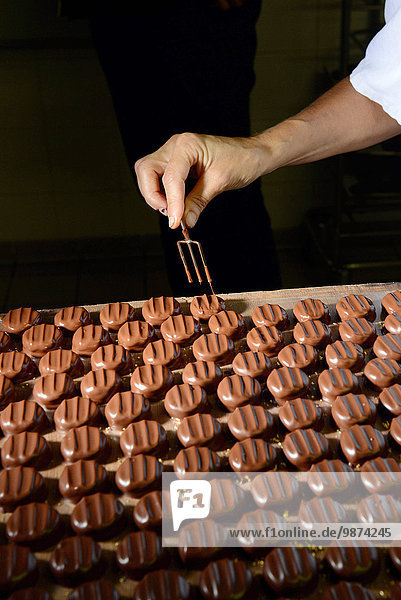 Frankreich Produktion Schokolade Fabrikgebäude Lyon