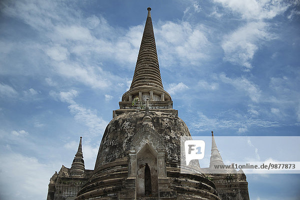 Großstadt Vernichtung Mittelpunkt Ayuthaya antik Thailand