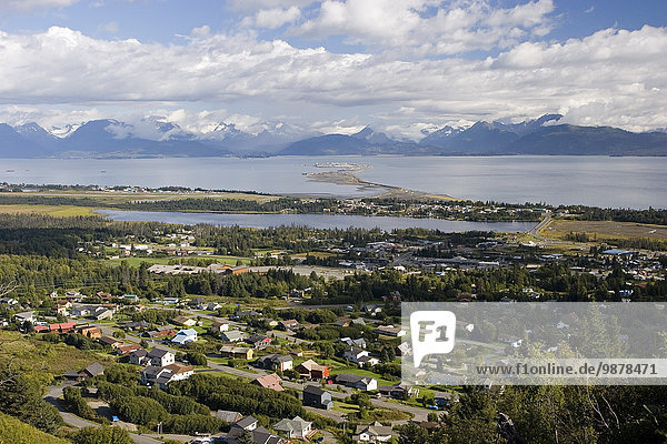 Berg Sommer Ansicht Kenai-Fjords-Nationalpark Homer Alaska Kachemak Bucht Halbinsel