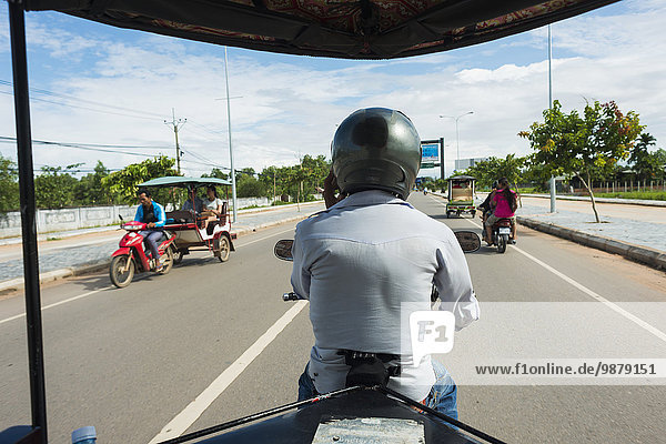 'On the way to the famous Angkor area; Siem Reap  Cambodia'