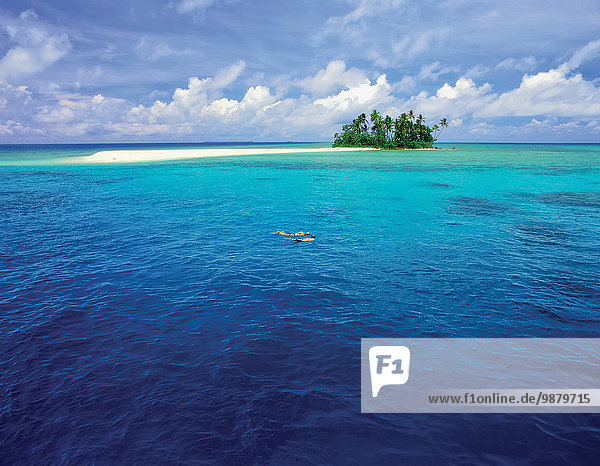 'A remote atoll; Trobriand Islands  Papua New Guinea'