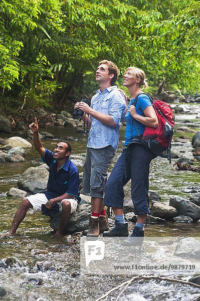 'Tourist birdwatchers; West New Britain  Papua New Guinea'