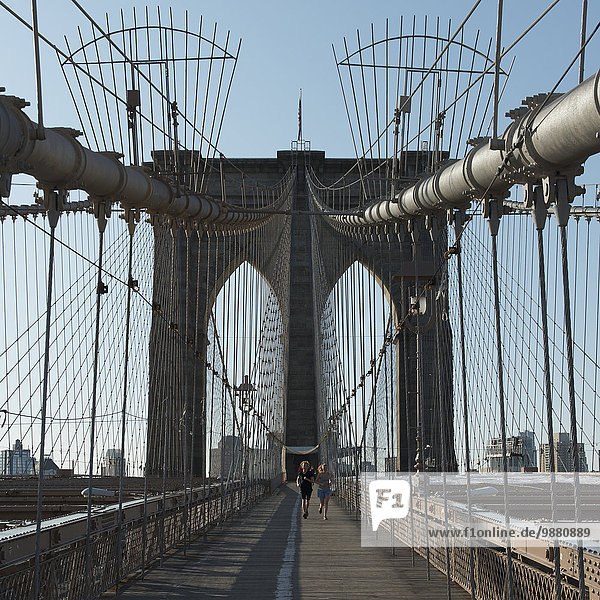 New York City Amerika Brücke Läufer Verbindung