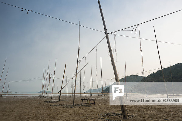 Seil Tau Strick Gebäude hängen Produktion Netz angeln China Fujian