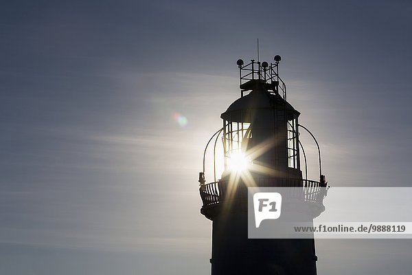 Silhouette, Himmel, Leuchtturm, blau, Clare County, Sonnenstrahl, Irland