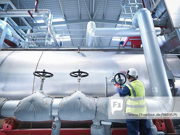 Arbeiterdrehventil eines Gaskraftwerks