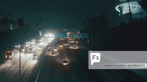 Frist Nacht Autobahn