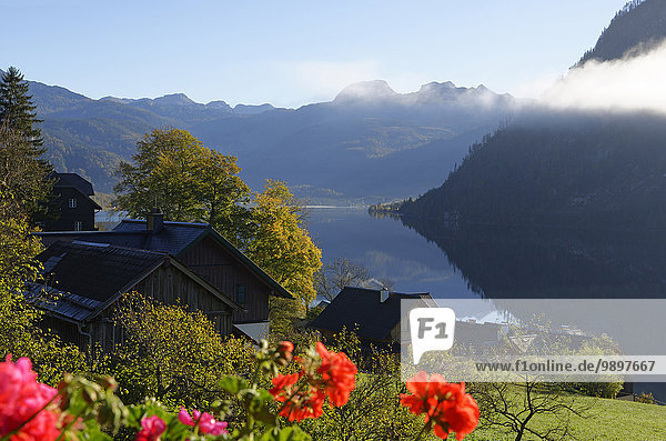 Österreich Steiermark Grundlsee am Morgen