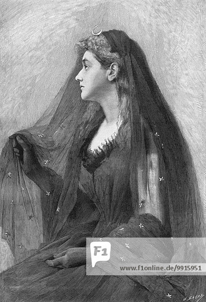 Die Nacht Allegorie um 1895 nach Renard