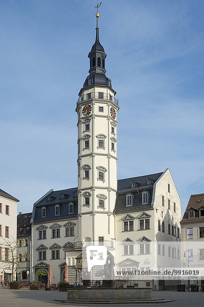 Rathaus  1575  Gera  Thüringen  Deutschland  Europa