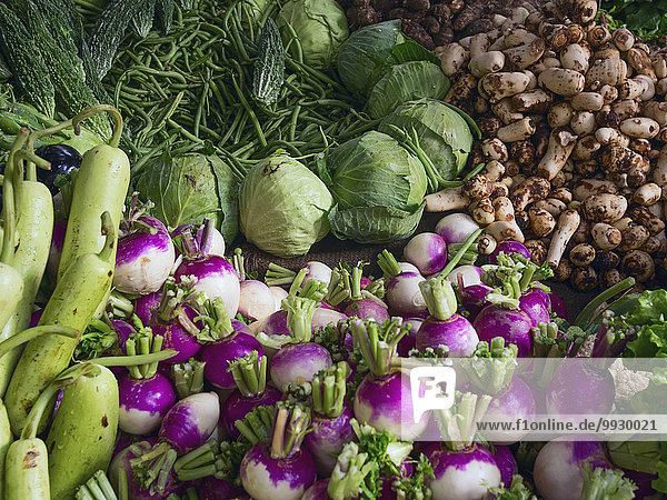 Fresh vegetables for sale in market