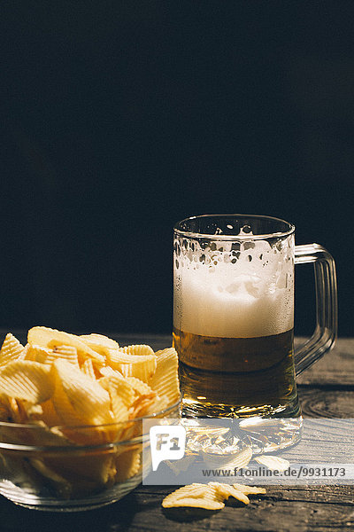 Glas Kartoffel Bier