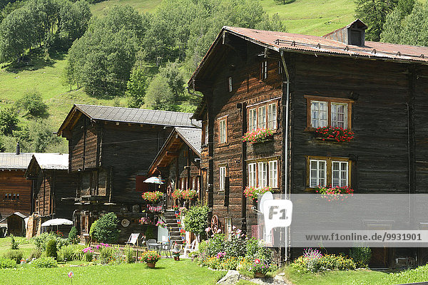 Europa Dorf Alpen Schweiz