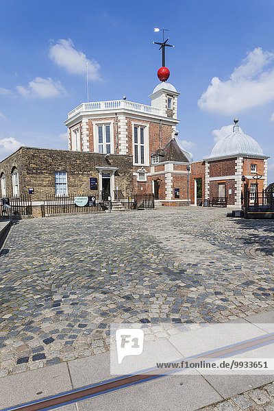 England  London  Greenwich  Royal Observatory  Flamsteed House and Greenwich Meridian Line