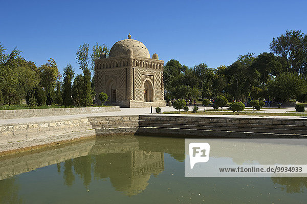 Außenaufnahme bauen Tag Gebäude niemand Architektur Geschichte Monument Asien Buchara Zentralasien Mausoleum Seidenstraße Grabmal Usbekistan