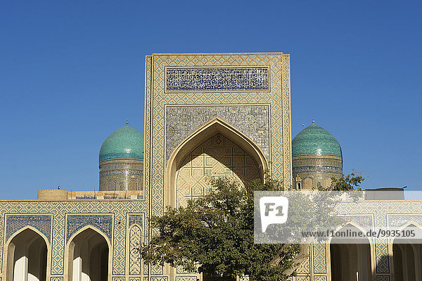 Außenaufnahme Sehenswürdigkeit bauen Tag Gebäude Architektur Religion Islam UNESCO-Welterbe Asien Buchara Zentralasien Moschee Seidenstraße Usbekistan