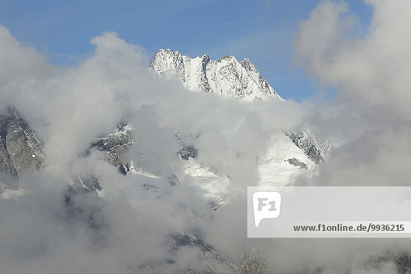 Europa Berg Wolke Alpen Berner Oberland Schweiz