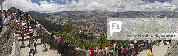 South America  Latin America  Colombia  town  city  towns  cities  view  Monserate  Bogota  tourist  panorama