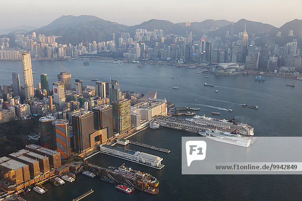 China  Hong Kong  Kowloon  Kowloon Skyline and Ocean Terminal