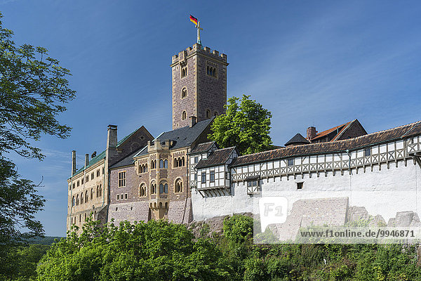 Wartburg  UNESCO Weltkulturerbe  nach Restaurierung 2014  Eisenach  Thüringen  Deutschland  Europa