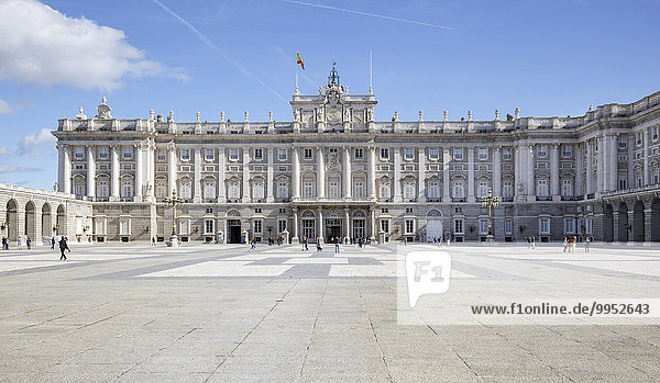 Königspalast Palacio Real Madrid Spanien Europa