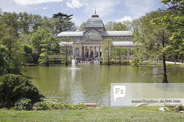 Kristallpalast Buen-Retiro-Park Madrid Spanien Europa